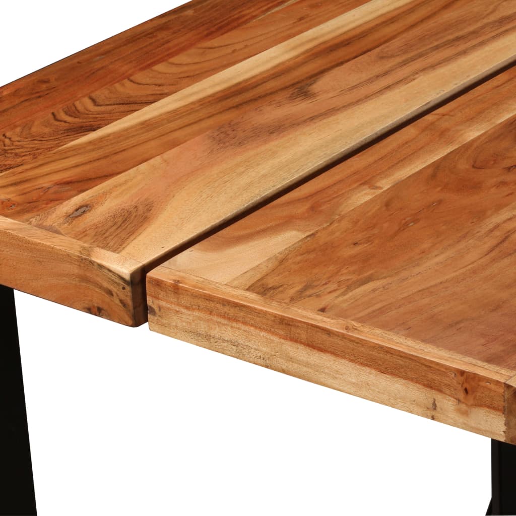 Masă de bar, lemn masiv de acacia, 150 x 70 x 107 cm - Lando