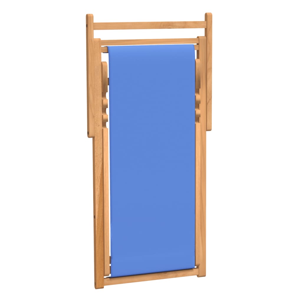 Scaun de exterior, albastru, 56 x 105 x 96 cm, lemn de tec - Lando