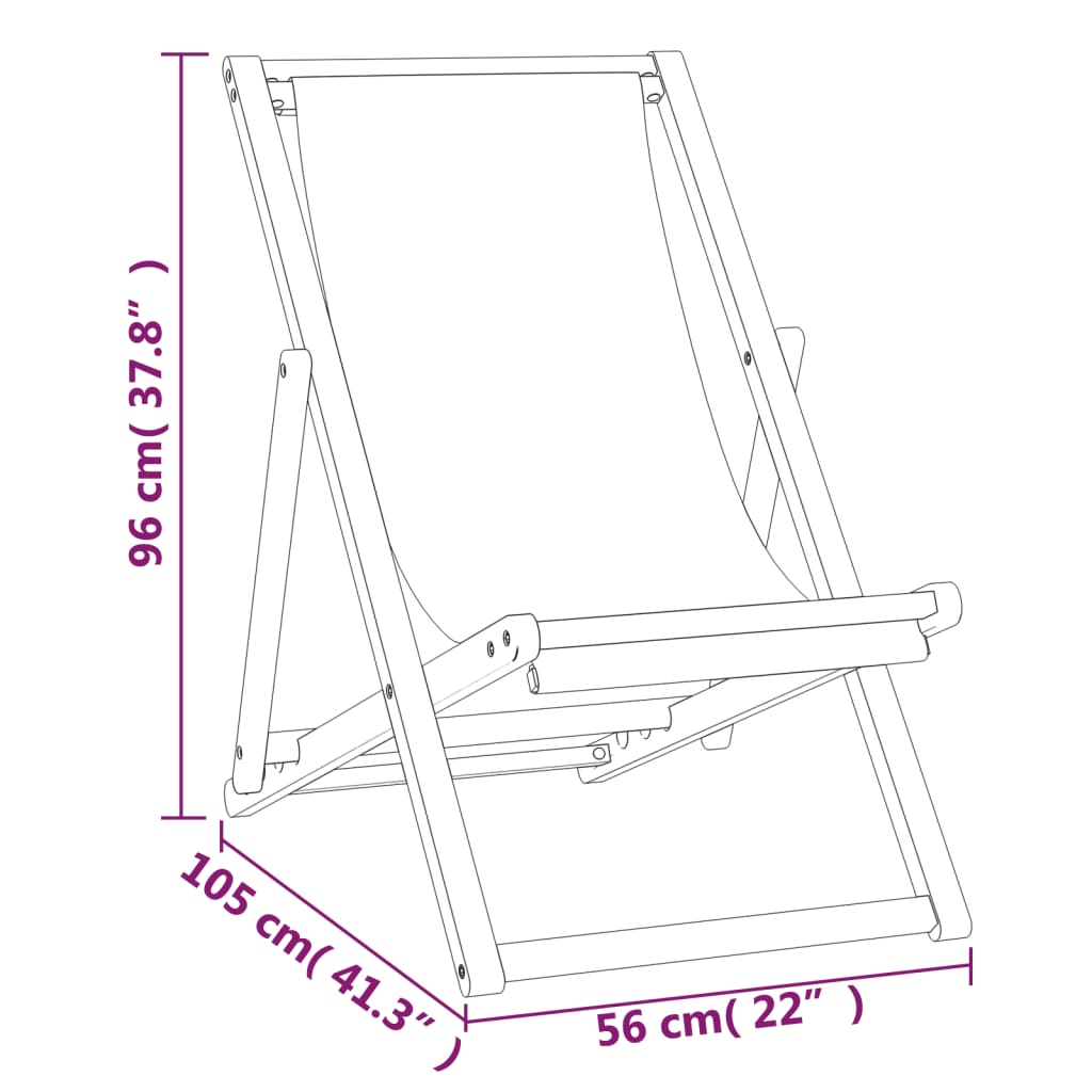 Scaun de exterior, albastru, 56 x 105 x 96 cm, lemn de tec - Lando