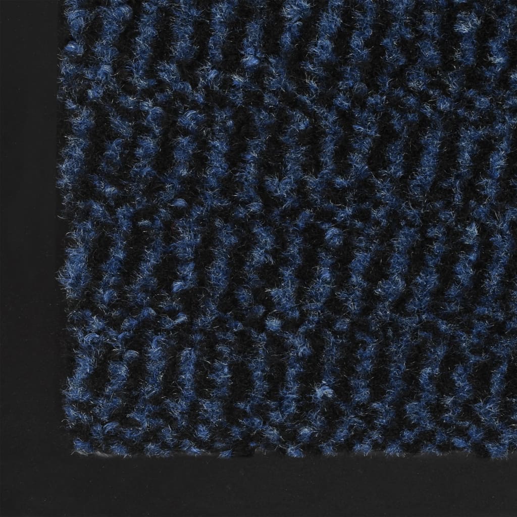 Covor de ușă anti-praf, albastru, 120x180 cm, dreptunghiular - Lando