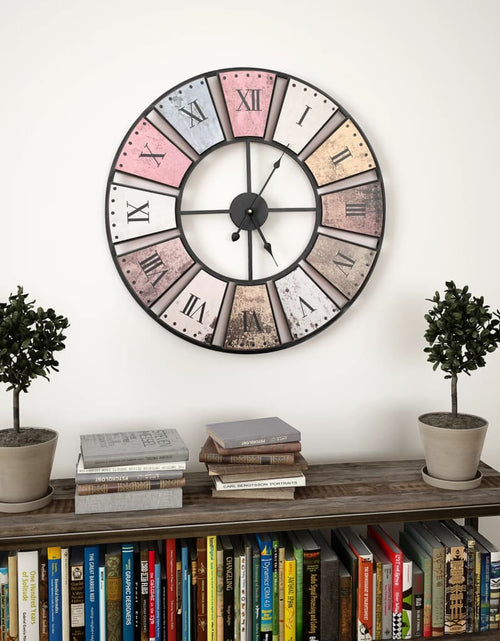 Încărcați imaginea în vizualizatorul Galerie, Ceas de perete vintage, 60 cm, cu mecanism cuarț, XXL. - Lando
