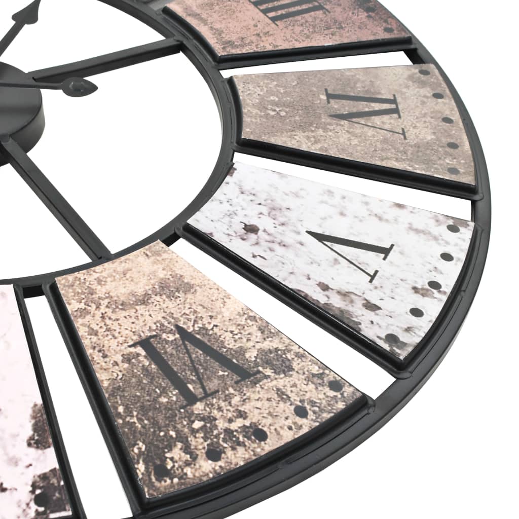 Ceas de perete vintage, 60 cm, cu mecanism cuarț, XXL. - Lando