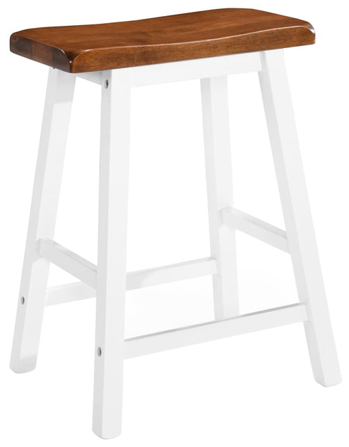 Загрузите изображение в средство просмотра галереи, Set mobilier tip bar, masă și scaune, 3 piese, lemn masiv - Lando
