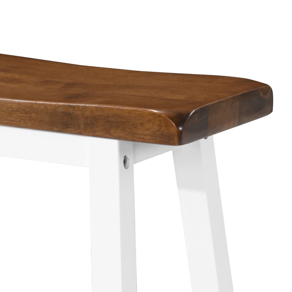 Set mobilier tip bar, masă și scaune, 3 piese, lemn masiv - Lando