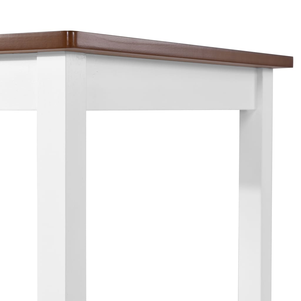 Set mobilier tip bar, masă și scaune, 3 piese, lemn masiv - Lando