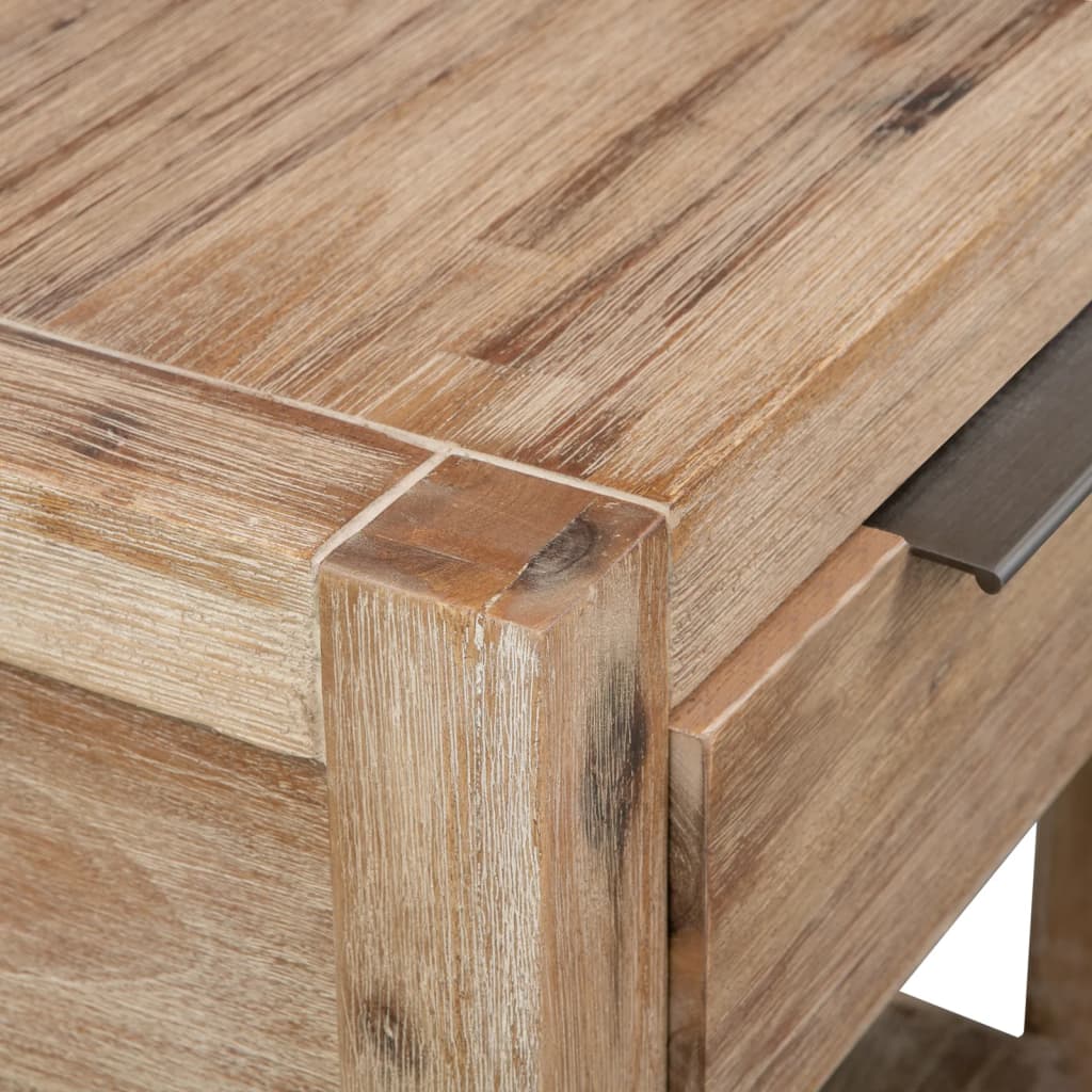 Noptieră cu sertar, 40x30x48 cm, lemn masiv de acacia - Lando