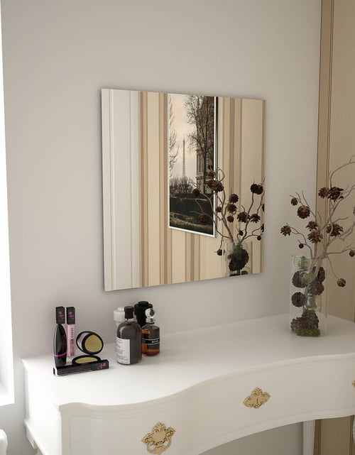 Încărcați imaginea în vizualizatorul Galerie, Oglindă de perete, 60 x 60 cm, pătrat, sticlă Lando - Lando
