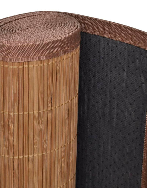 Încărcați imaginea în vizualizatorul Galerie, Covor din bambus, maro, 100x160 cm Lando - Lando
