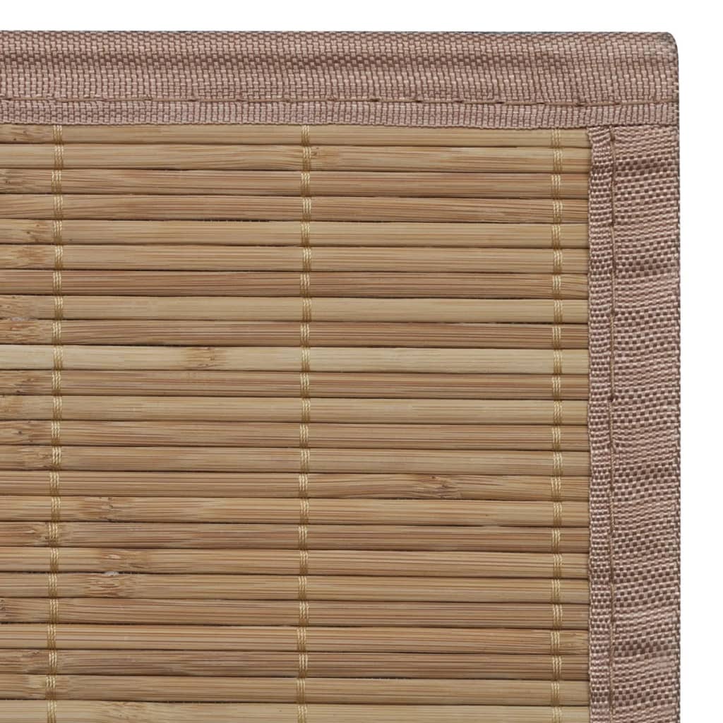 Covor din bambus, maro, 100x160 cm Lando - Lando