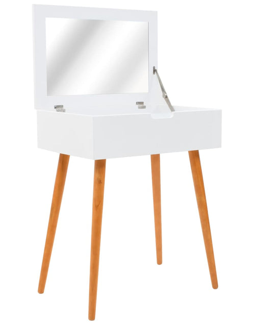 Încărcați imaginea în vizualizatorul Galerie, Masă de toaletă cu oglindă, MDF, 60 x 40 x 75 cm - Lando

