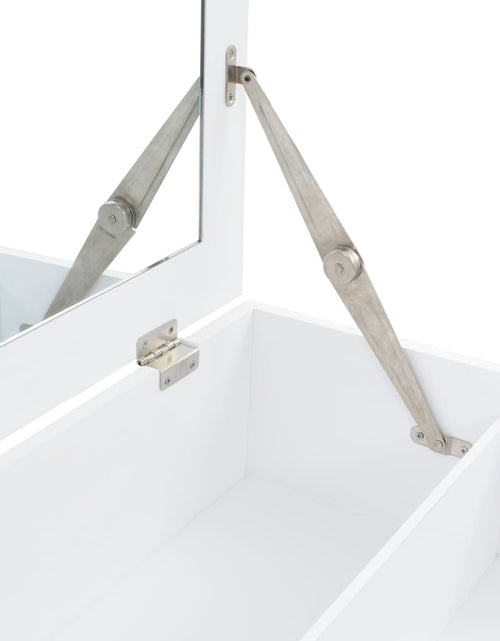 Încărcați imaginea în vizualizatorul Galerie, Masă de toaletă cu oglindă, MDF, 60 x 40 x 75 cm - Lando
