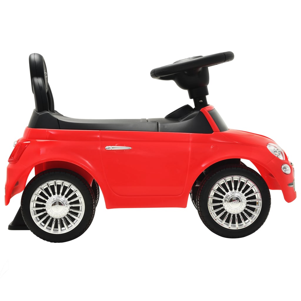 Mașinuță fără pedale Fiat 500 roșu Lando - Lando