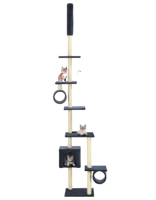 Încărcați imaginea în vizualizatorul Galerie, Ansamblu pisici, stâlpi funie sisal 260 cm, Bleumarin Lando - Lando
