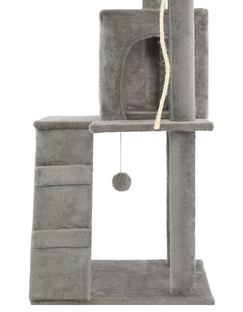 Încărcați imaginea în vizualizatorul Galerie, Ansamblu pisici, stâlpi cu funie de sisal, 120 cm, gri Lando - Lando

