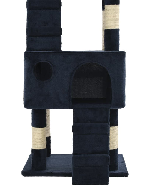 Загрузите изображение в средство просмотра галереи, Ansamblu pentru pisici cu stâlpi funie sisal, 170 cm, albastru Lando - Lando
