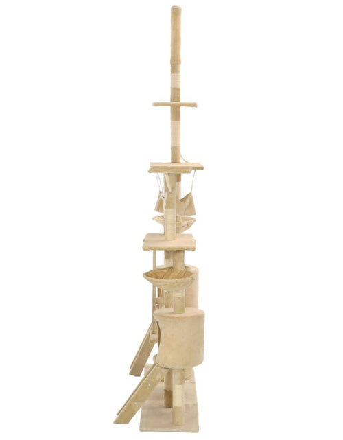 Încărcați imaginea în vizualizatorul Galerie, Ansamblu pentru pisici stâlpi din funie de sisal 230-250 cm bej Lando - Lando
