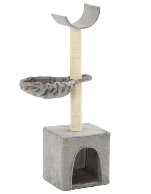 Încărcați imaginea în vizualizatorul Galerie, Ansamblu pisici, stâlpi funie de sisal, 105 cm, gri Lando - Lando
