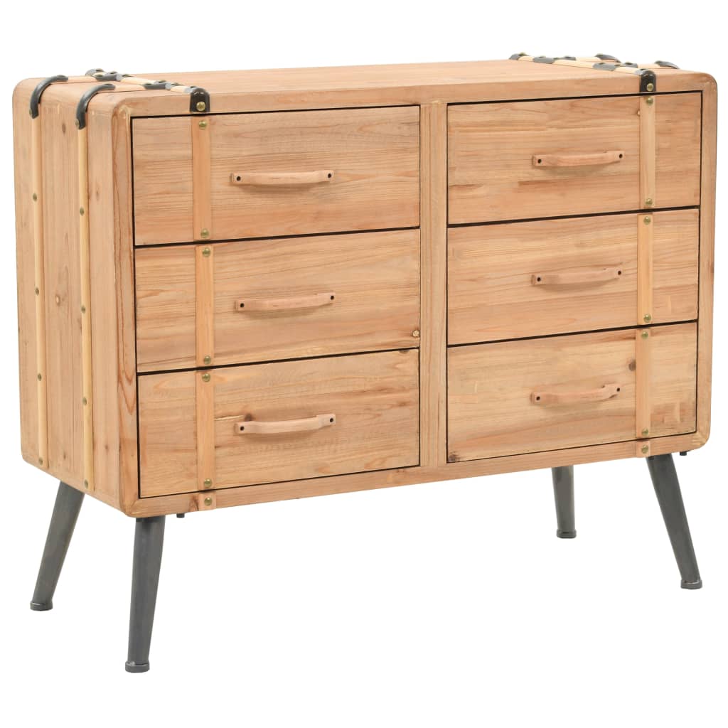 Dulap cu sertare, lemn masiv de brad, 91 x 35 x 73 cm - Lando