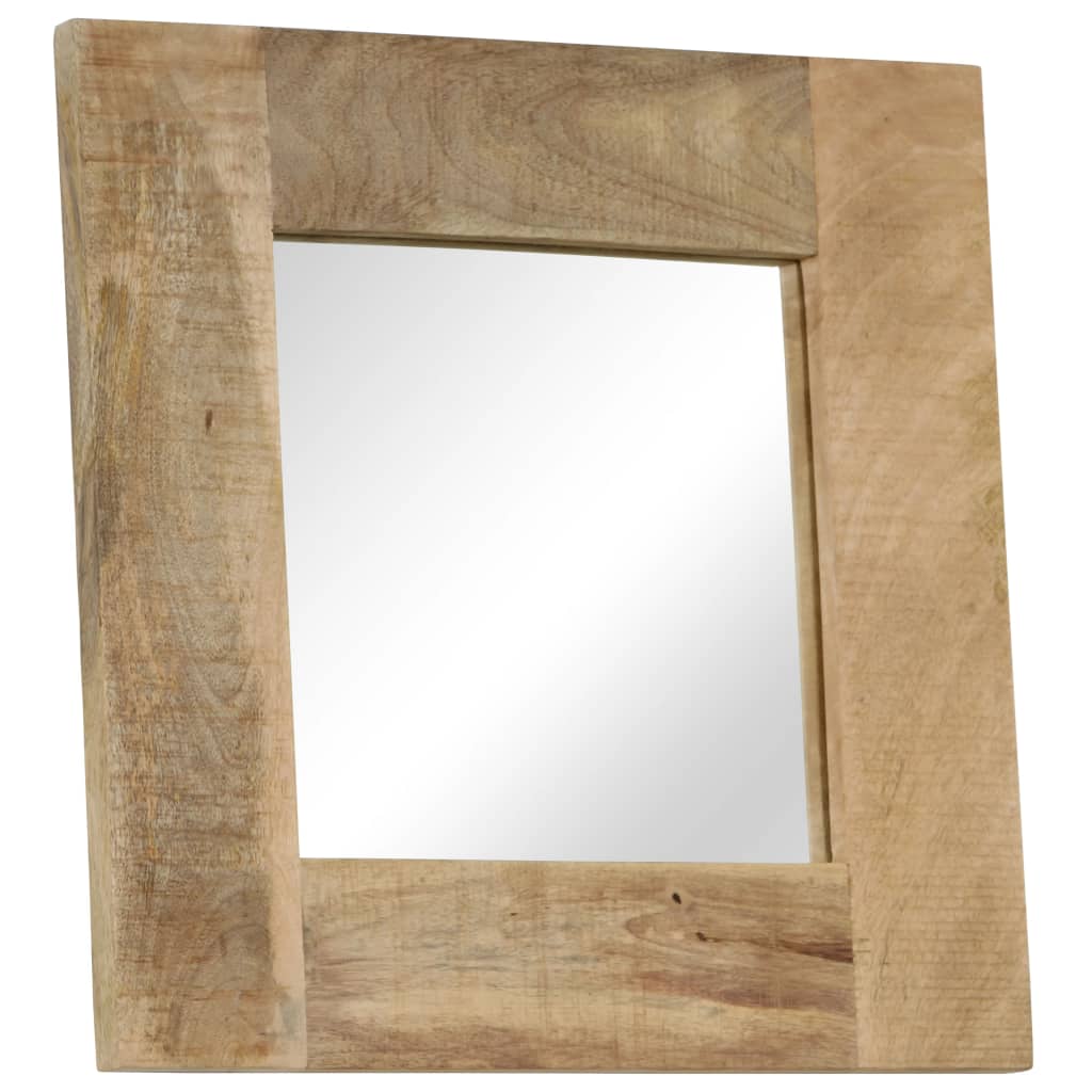 Oglindă, lemn masiv de mango, 50 x 50 cm Lando - Lando