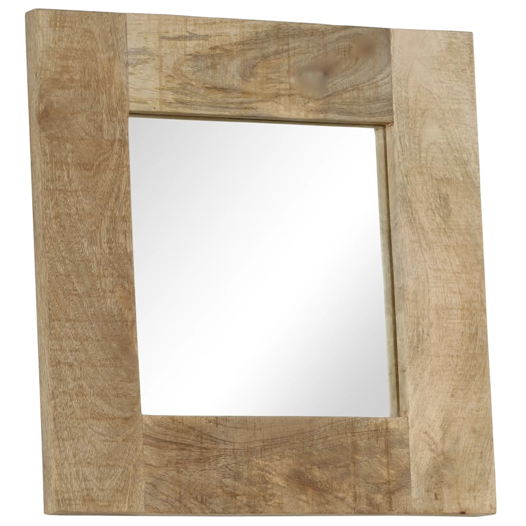 Oglindă, lemn masiv de mango, 50 x 50 cm Lando - Lando
