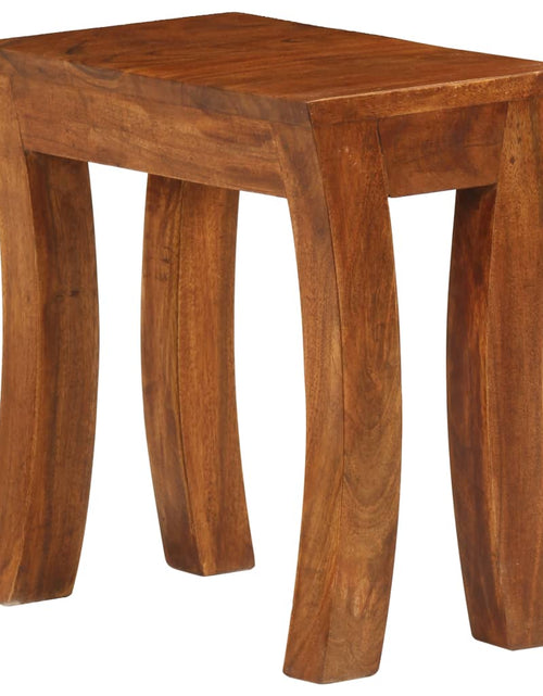 Încărcați imaginea în vizualizatorul Galerie, Set mese suprapuse,3 piese,lemn masiv acacia, 50x35x50 cm, maro Lando - Lando
