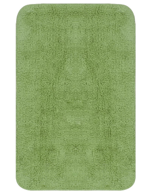 Încărcați imaginea în vizualizatorul Galerie, Set covorașe baie, 2 buc., verde, material textil Lando - Lando
