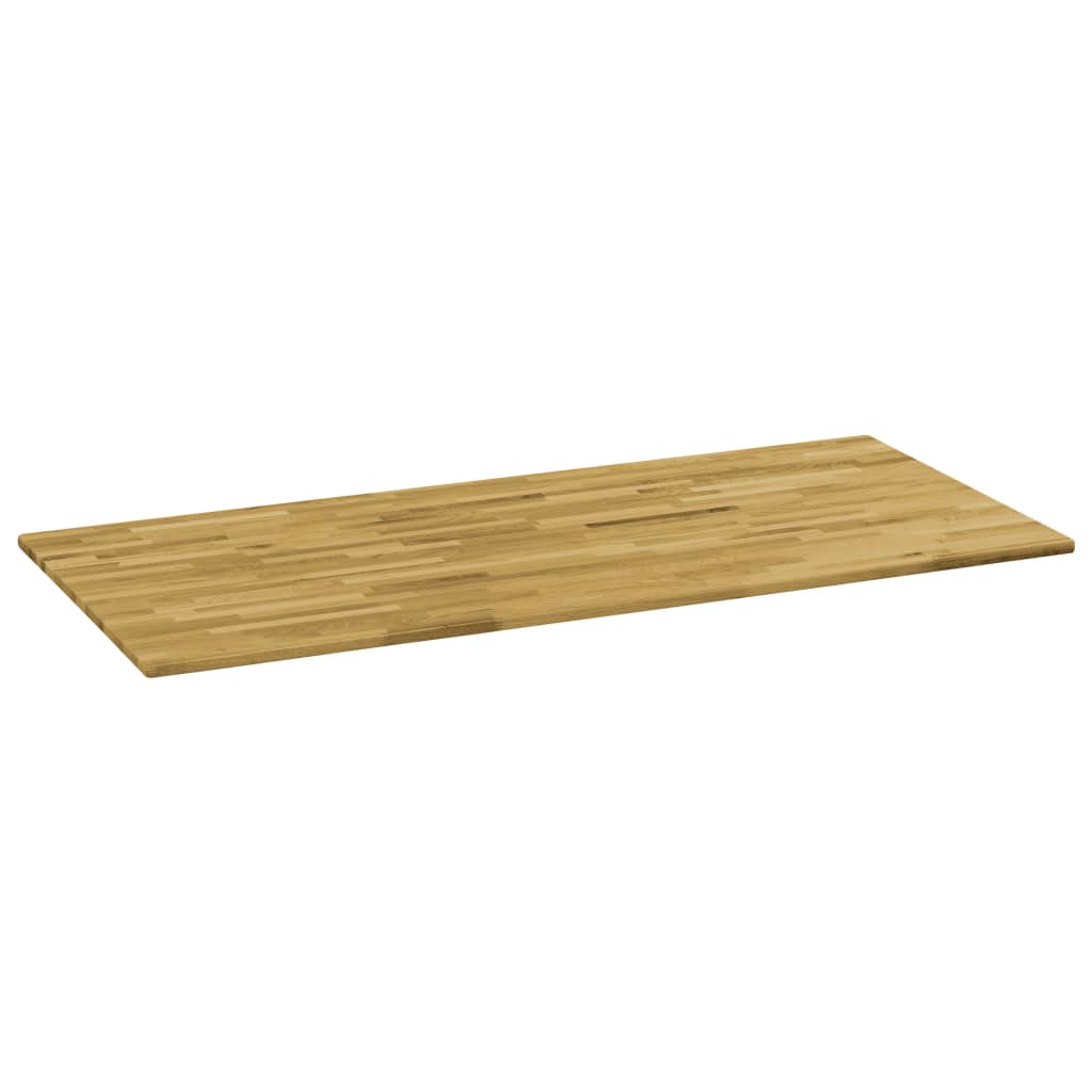 Blat masă, lemn masiv de stejar, dreptunghiular, 23mm 120x60cm - Lando