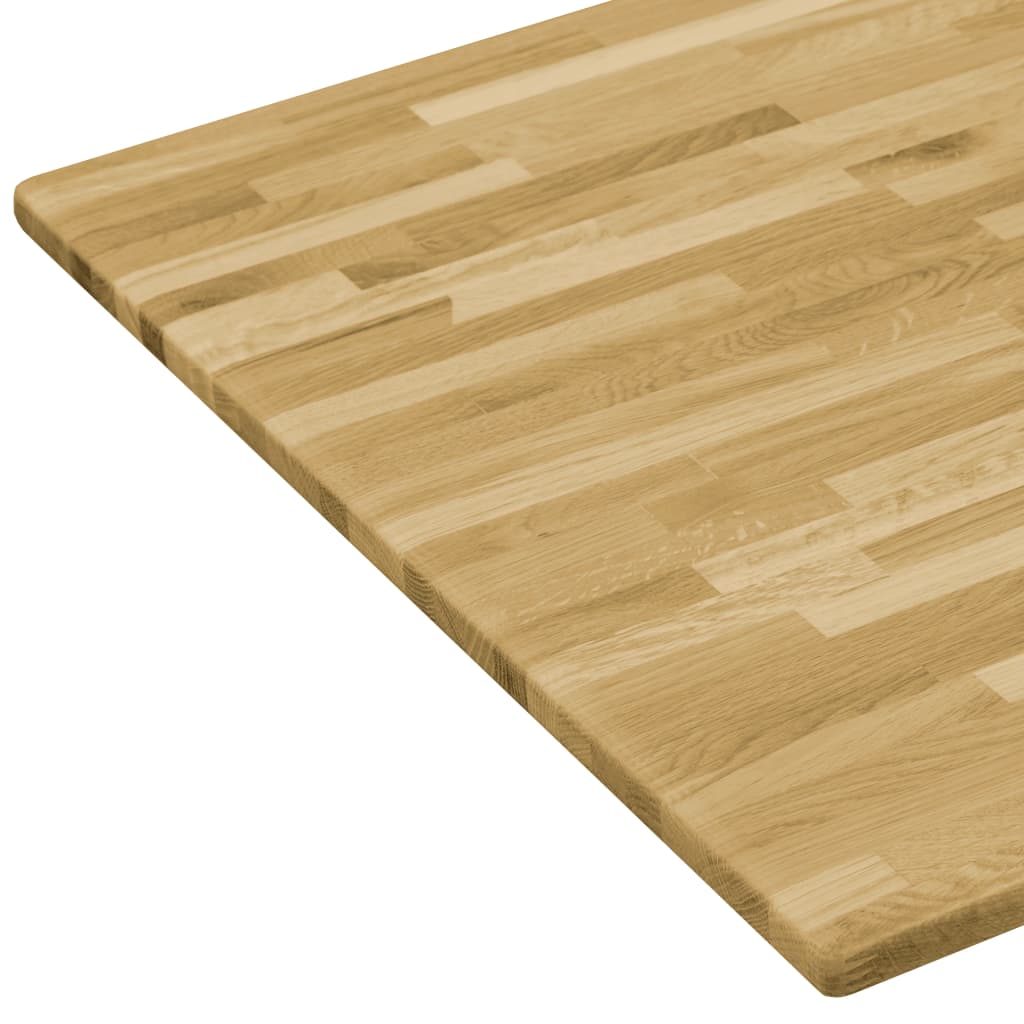 Blat masă, lemn masiv de stejar, dreptunghiular, 23mm 140x60cm - Lando