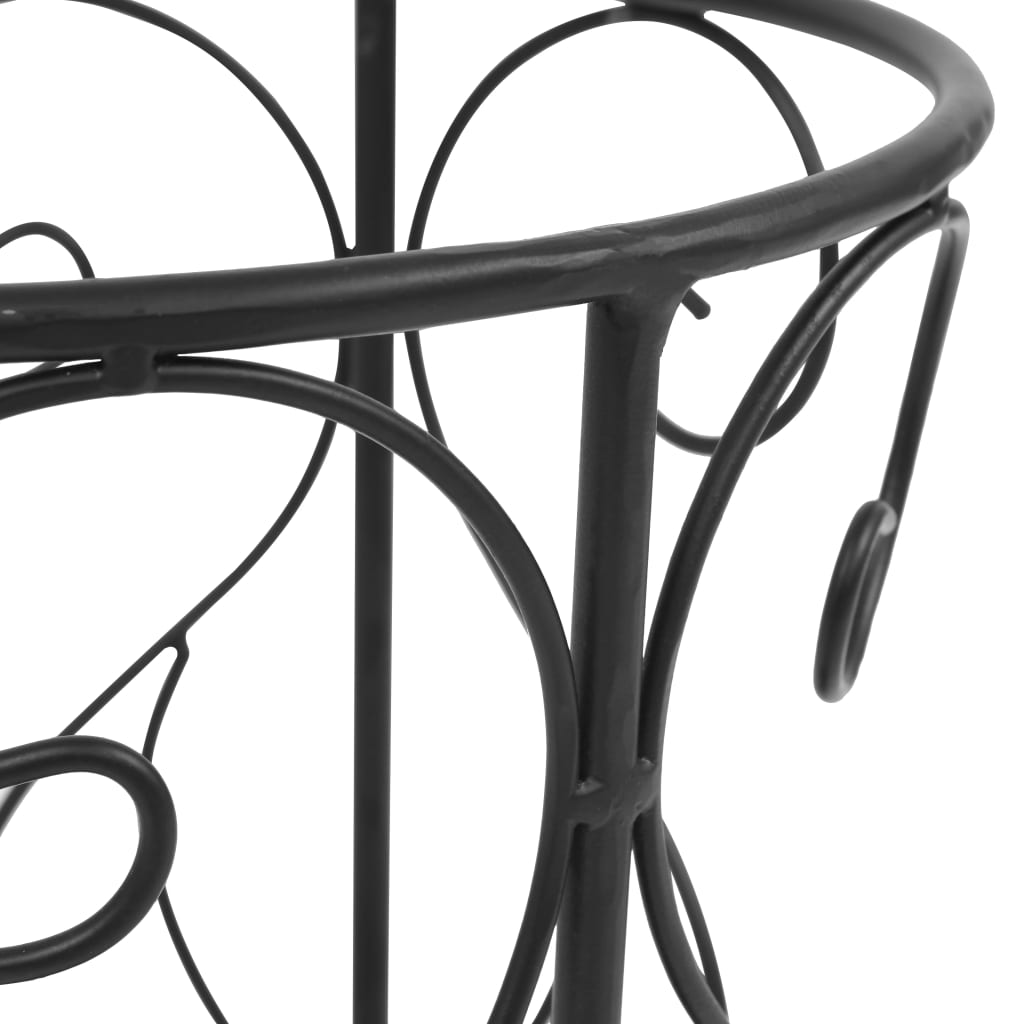 Suport pentru umbrelă, stil vintage, metal, 26x46 cm, negru - Lando