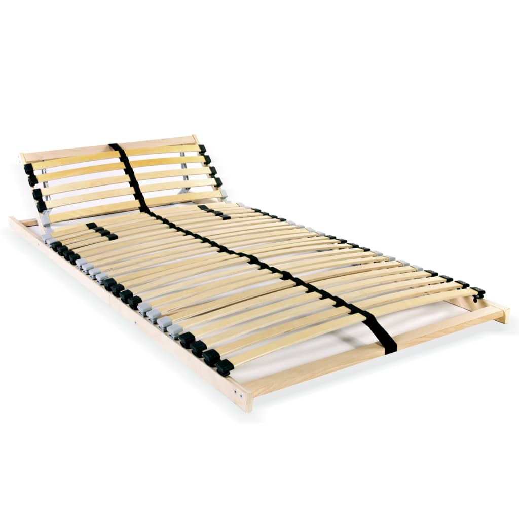 Bază de pat cu șipci, 28 șipci, 7 zone, 70 x 200 cm - Lando