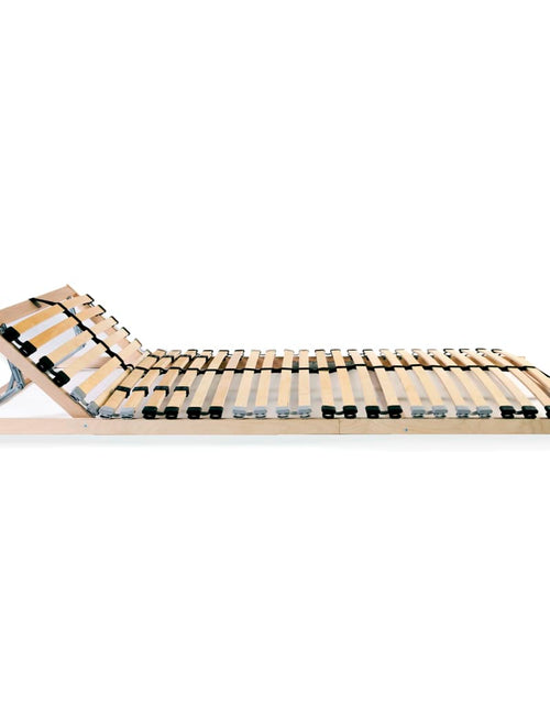 Încărcați imaginea în vizualizatorul Galerie, Bază pat cu șipci, 28 șipci, 7 zone, 90 x 200 cm - Lando
