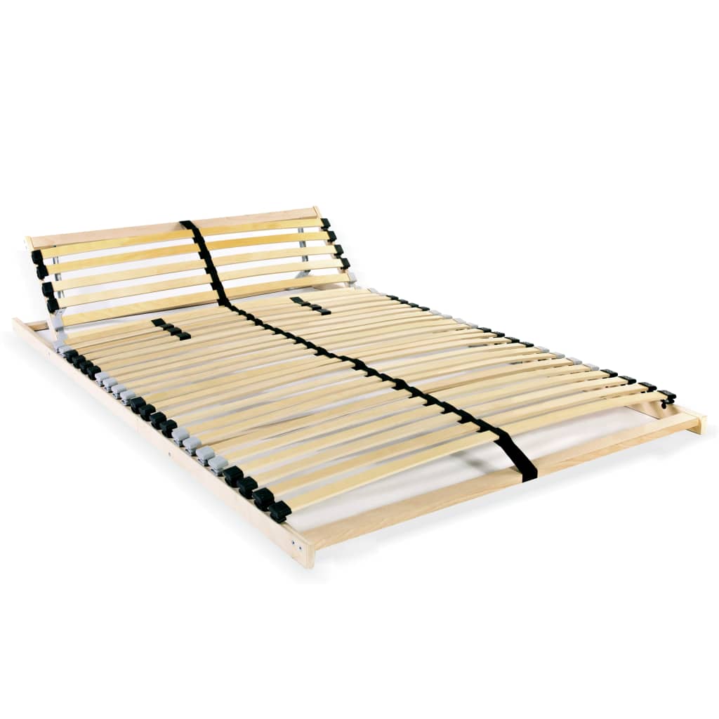 Bază de pat cu șipci, 28 șipci, 7 zone, 100 x 200 cm - Lando