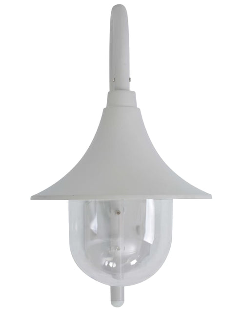 Încărcați imaginea în vizualizatorul Galerie, Lampă de perete de grădină E27, alb, 42 cm, aluminiu - Lando
