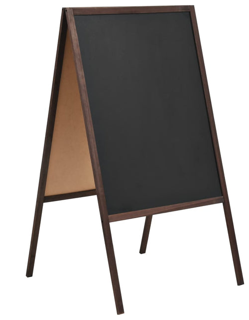 Încărcați imaginea în vizualizatorul Galerie, Tablă neagră cu două fețe, lemn cedru, verticală, 60 x 80 cm Lando - Lando
