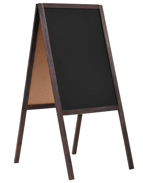 Încărcați imaginea în vizualizatorul Galerie, Tablă neagră cu două fețe, lemn de cedru, verticală, 40x60 cm Lando - Lando
