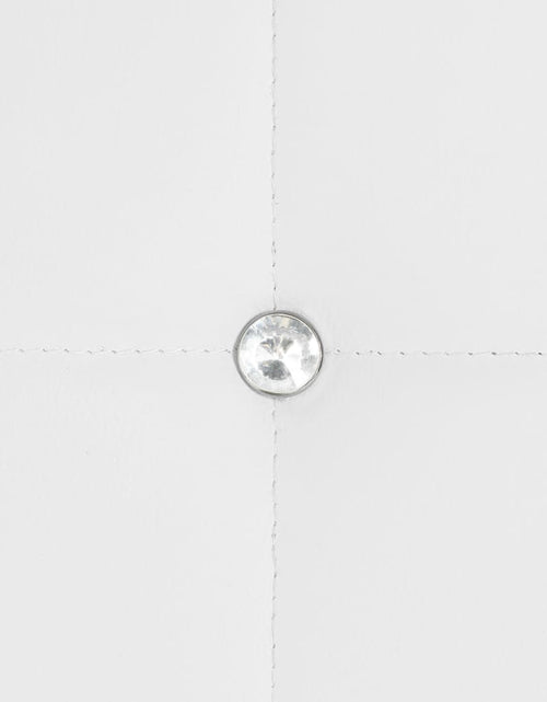 Загрузите изображение в средство просмотра галереи, Scaune de bucătărie, 2 buc., alb, piele ecologică - Lando

