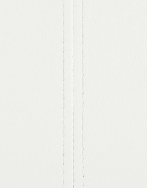 Загрузите изображение в средство просмотра галереи, Scaune de bucătărie consolă, 2 buc., alb, piele ecologică - Lando
