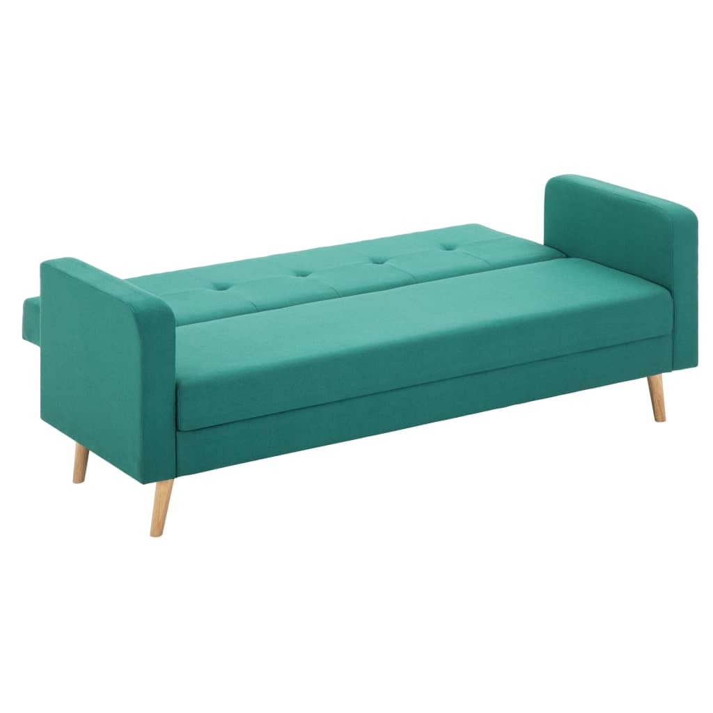 Canapea din material textil verde - Lando