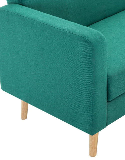 Încărcați imaginea în vizualizatorul Galerie, Canapea din material textil verde - Lando
