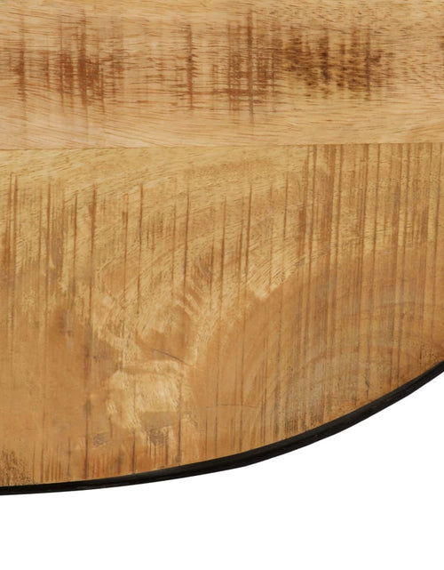 Загрузите изображение в средство просмотра галереи, Măsuță de cafea ovală, 100 cm, lemn masiv de mango și oțel Lando - Lando
