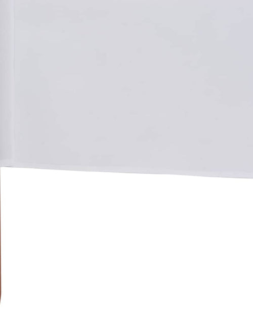 Încărcați imaginea în vizualizatorul Galerie, Paravan anti-vânt cu 3 panouri, alb, 400 x 120 cm, textil Lando - Lando
