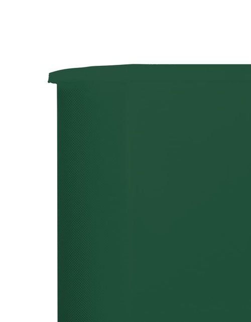 Încărcați imaginea în vizualizatorul Galerie, Paravan anti-vânt cu 6 panouri, verde, 800 x 80 cm, textil Lando - Lando
