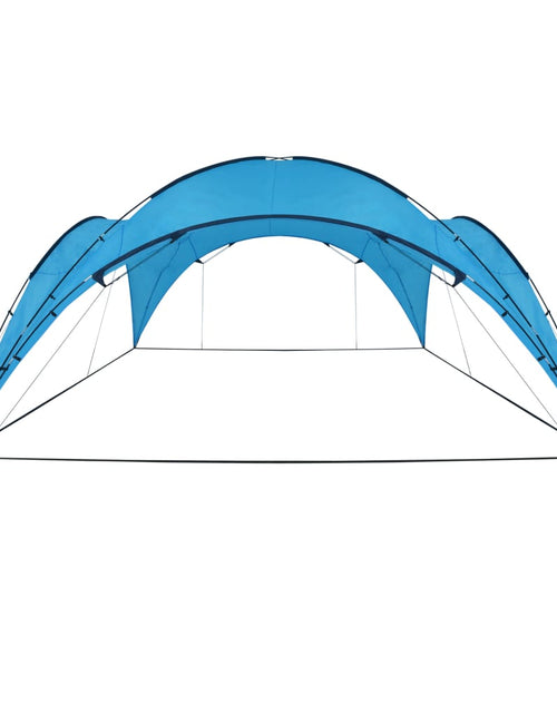 Загрузите изображение в средство просмотра галереи, Cort petrecere cu arcadă, bleu, 450 x 450 x 265 cm Lando - Lando
