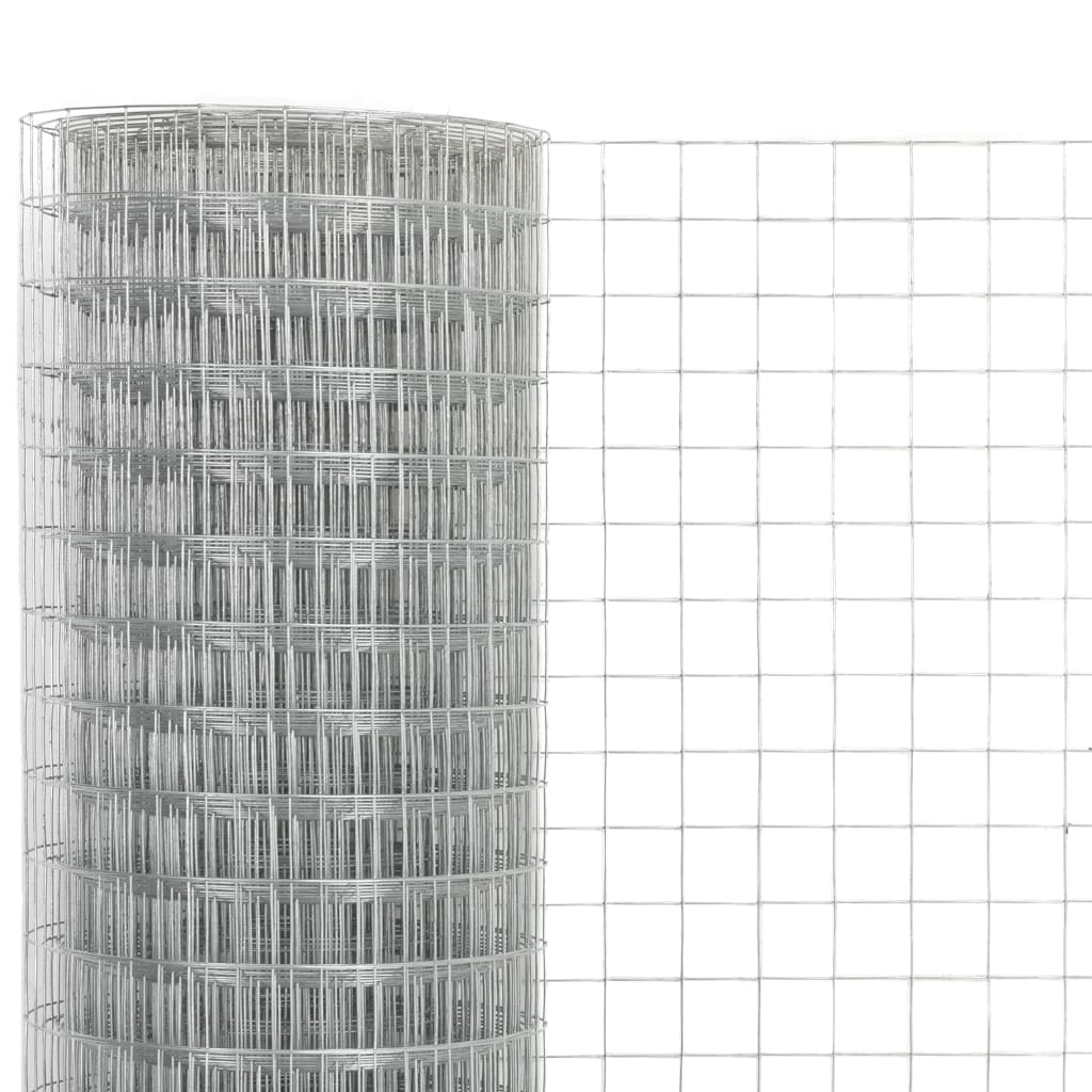 Plasă de sârmă găini, argintiu, 10 x 1,5 m, oțel galvanizat Lando - Lando