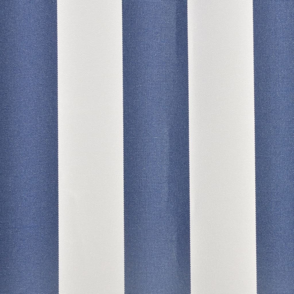 Pânză de copertină, albastru și alb, 450 x 300 cm - Lando