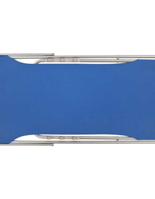 Încărcați imaginea în vizualizatorul Galerie, Scaune de plajă pliabile 2 buc. albastru oțel &amp; țesătură oxford - Lando
