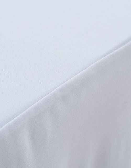 Загрузите изображение в средство просмотра галереи, Huse elastice de masă lungi, 2 buc., alb, 120 x 60,5 x 74 cm Lando - Lando
