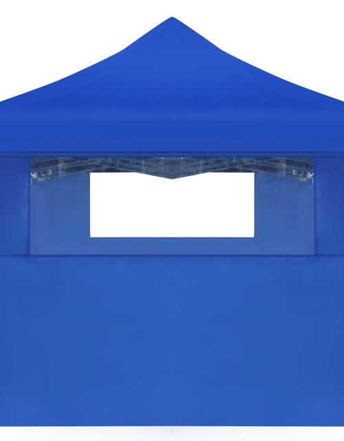 Загрузите изображение в средство просмотра галереи, Cort petrecere pliabil cu 5 pereți laterali, albastru, 3 x 9 m Lando - Lando
