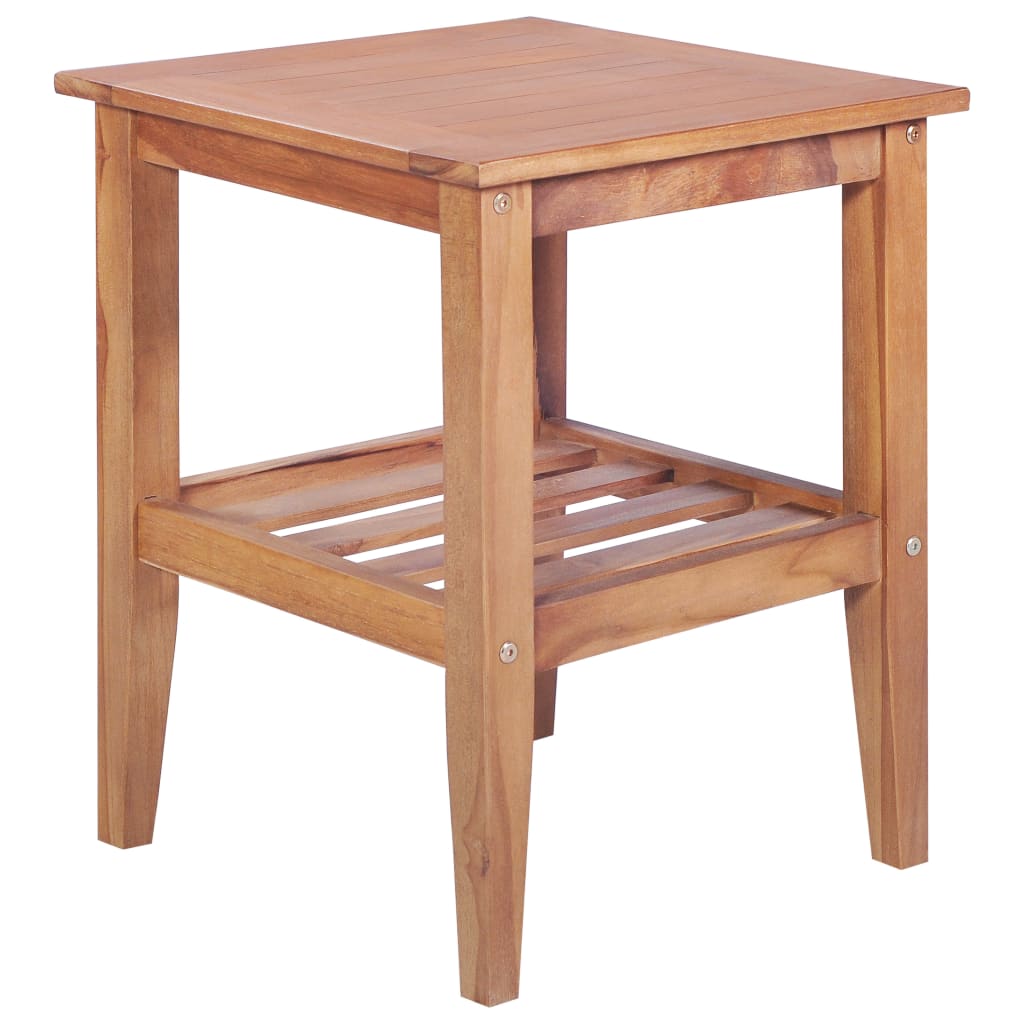 Set mobilier de bistro, 3 piese, lemn masiv de tec Lando - Lando