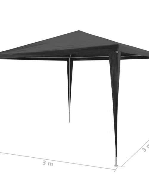 Загрузите изображение в средство просмотра галереи, Cort de petrecere, antracit, 3 x 3 m, PE Lando - Lando
